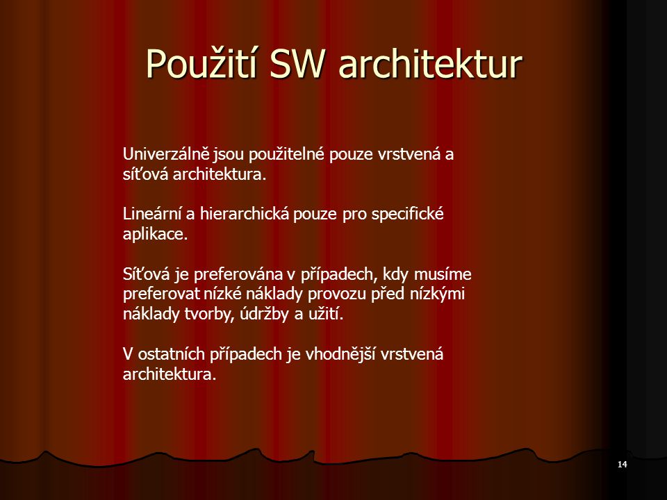 Architektura Erp Esf Mu Ppt St Hnout